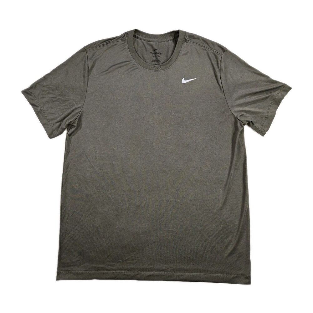 Mens Nike DriFit Legend Fitness Short Sleeve T Shirt Green Large